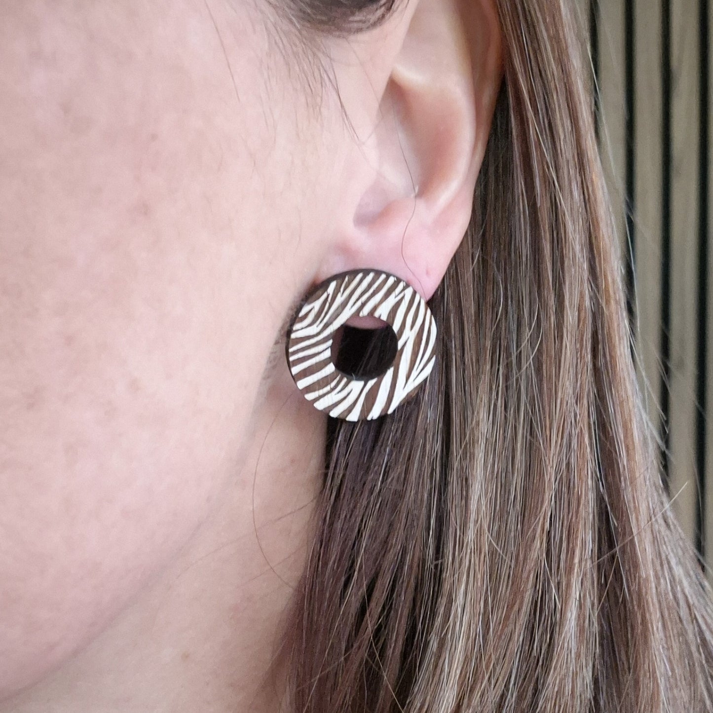 Zebra Print Lifesaver Studs