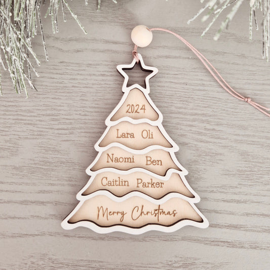 Personalised Family Tree Ornament