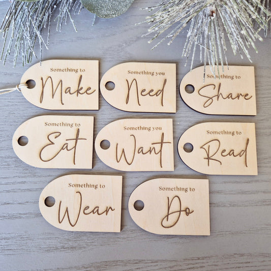 Set of 'Something to...' Gift Tags