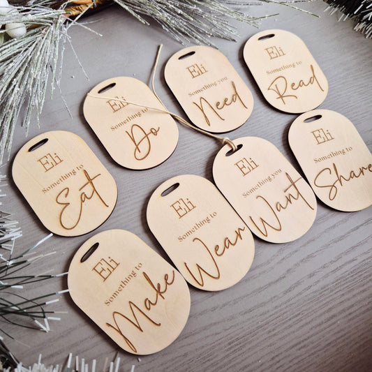 Set of Personalised 'Something to...' Tags