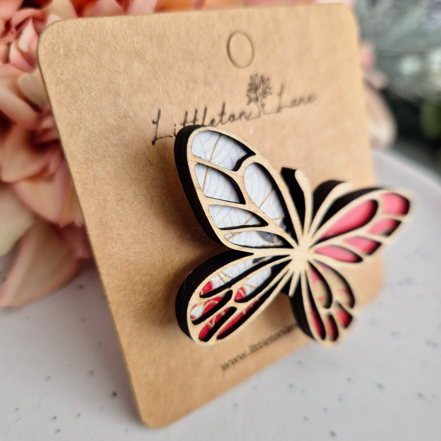 Paper Butterfly Brooch (2 patterns)