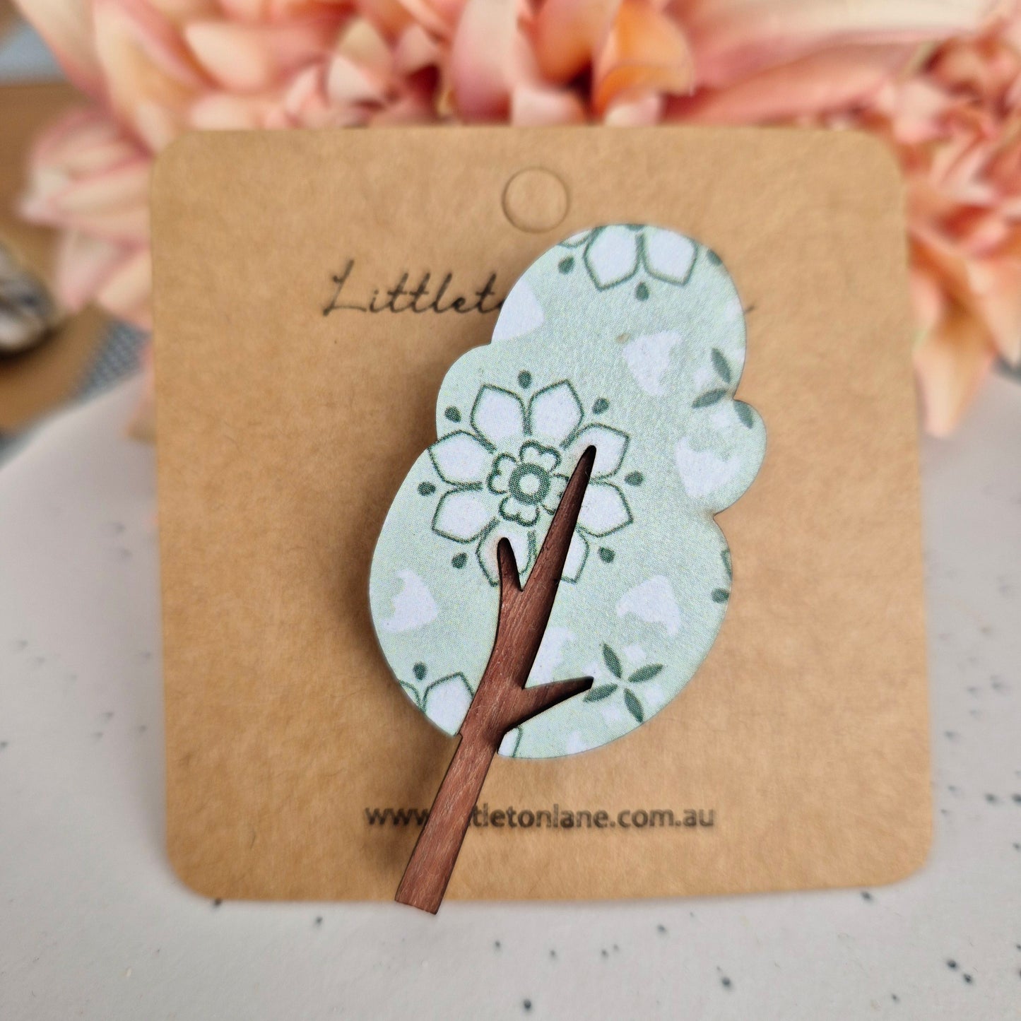 Paper Tree Brooch