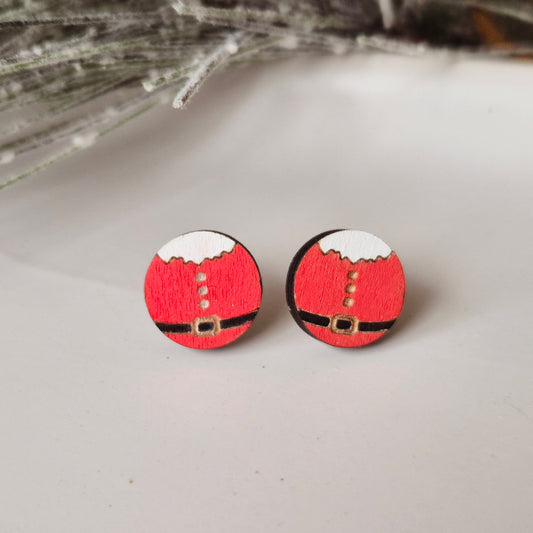 Santa's Belly Studs