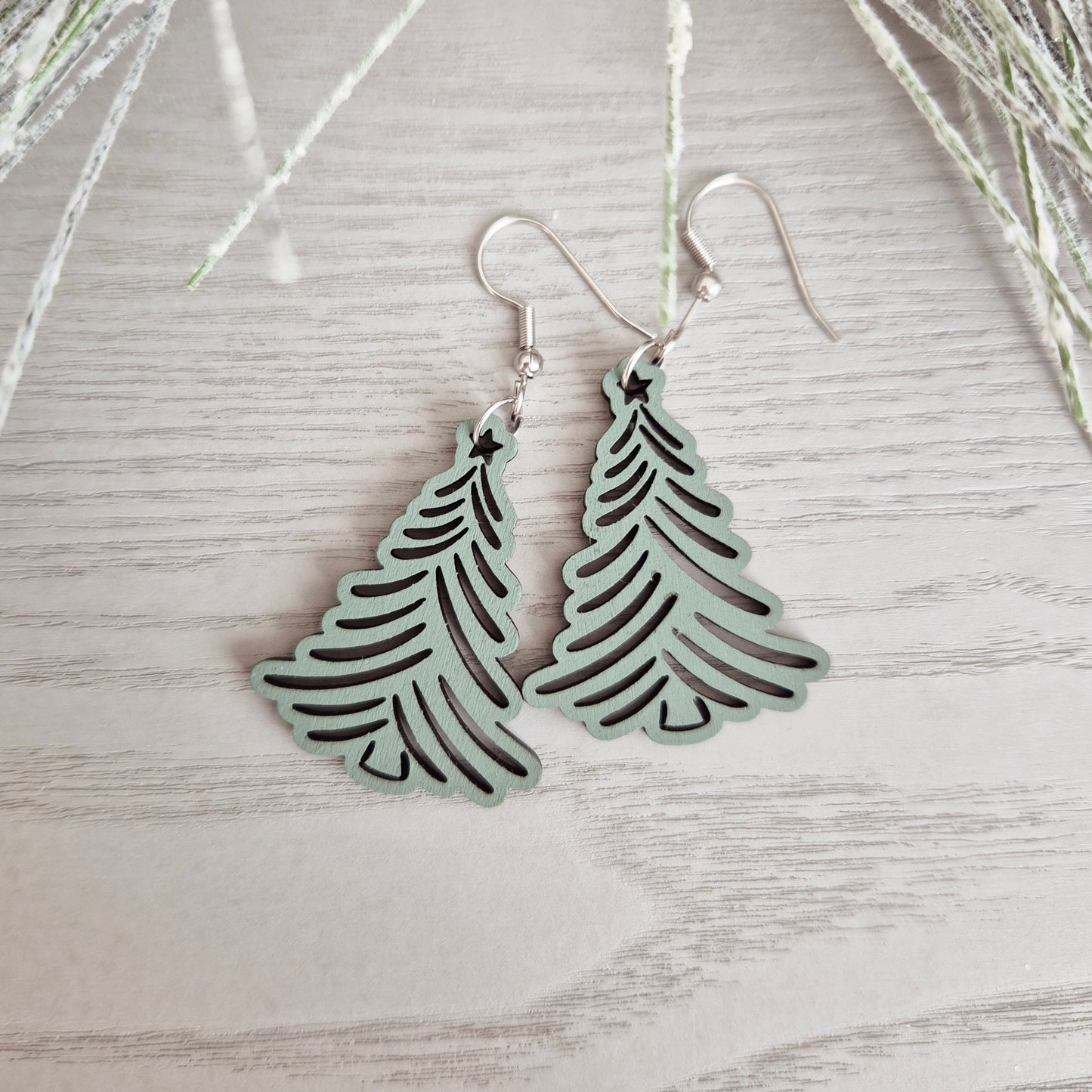 Abstract Christmas Tree Drops (4 colours)