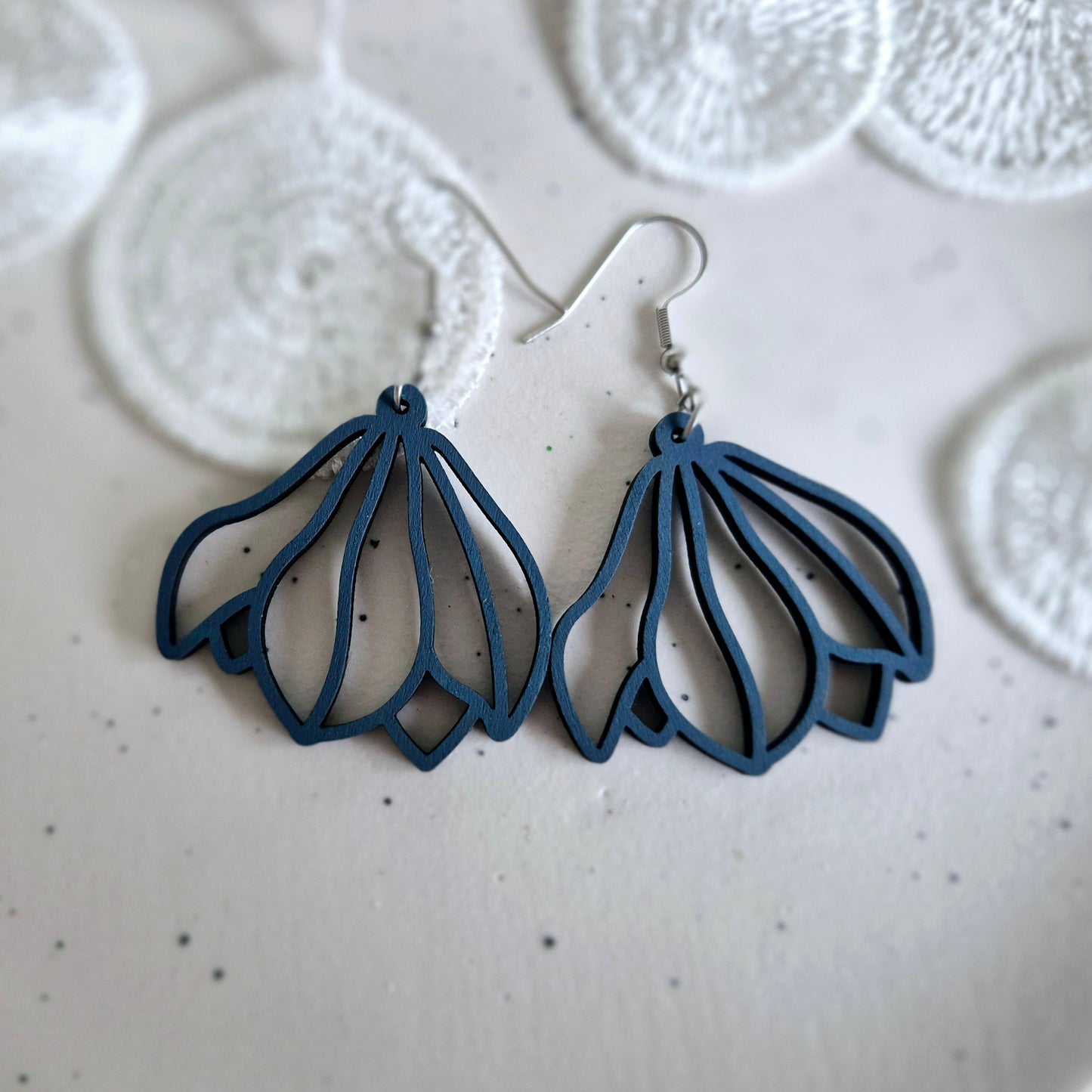 French Blue Small Magnolia Drops