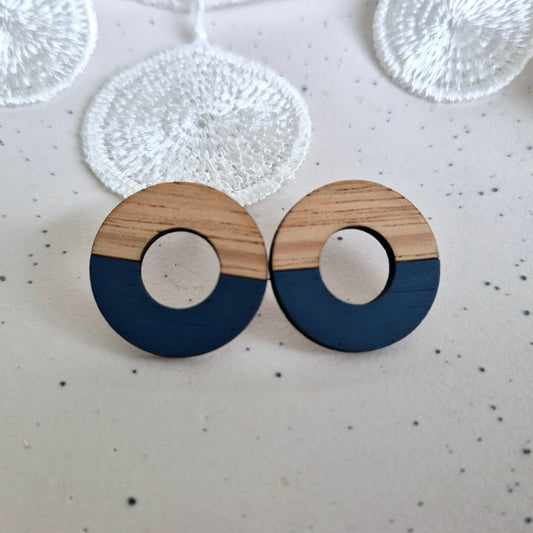 French Blue Lifesaver Studs