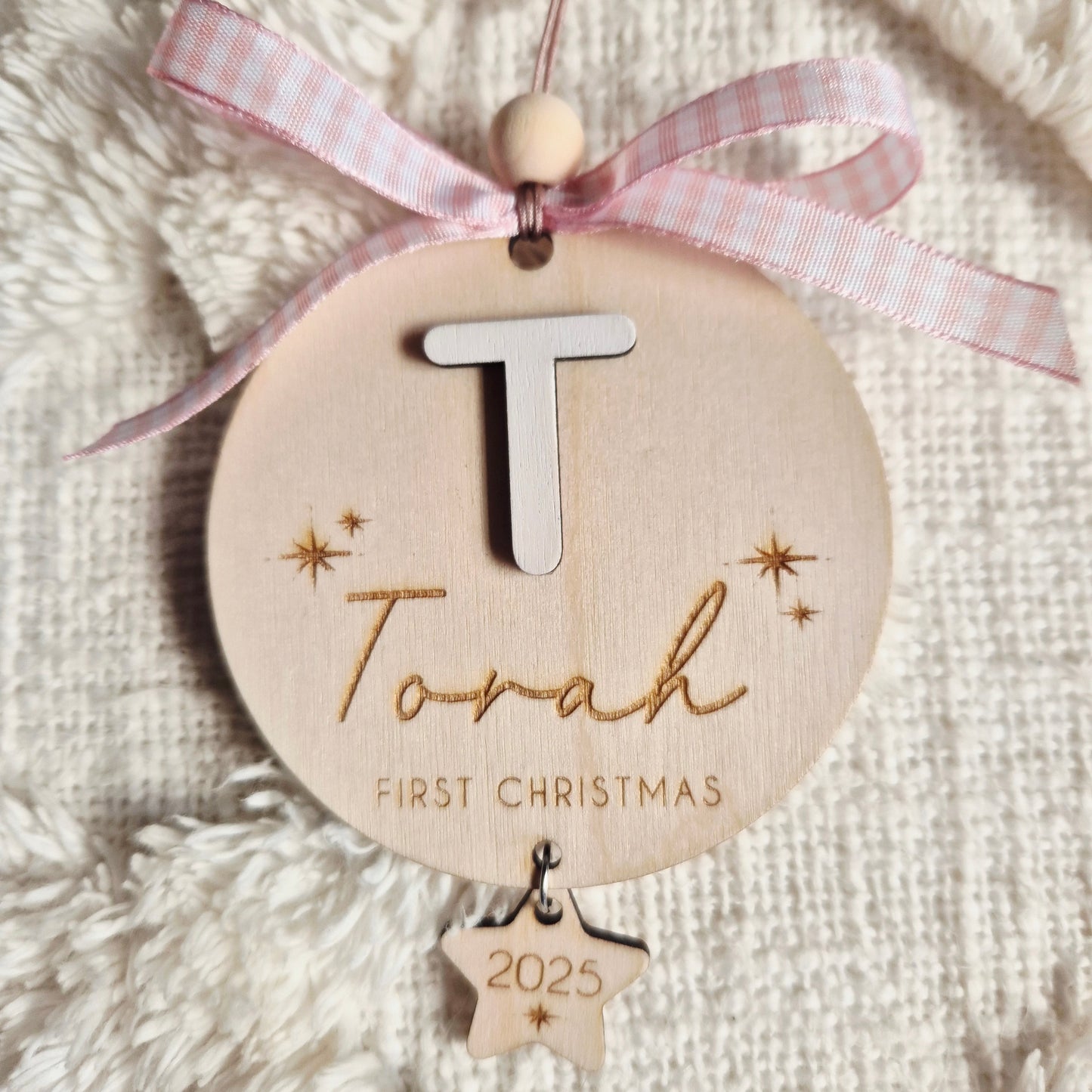 Personalised Baby's First Christmas Ornament