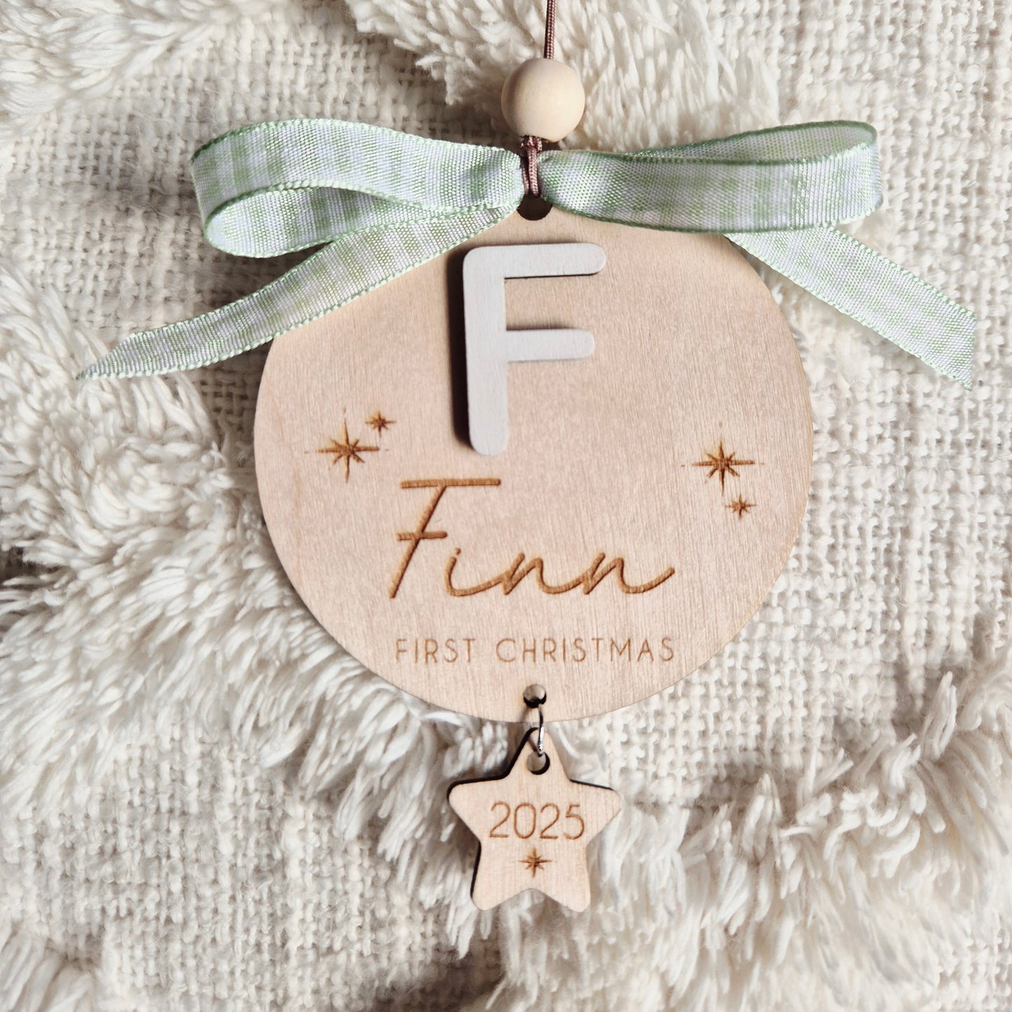 Personalised Baby's First Christmas Ornament