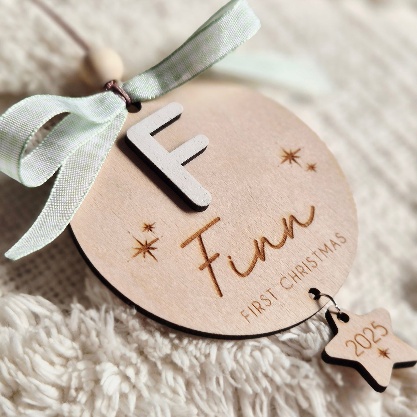 Personalised Baby's First Christmas Ornament
