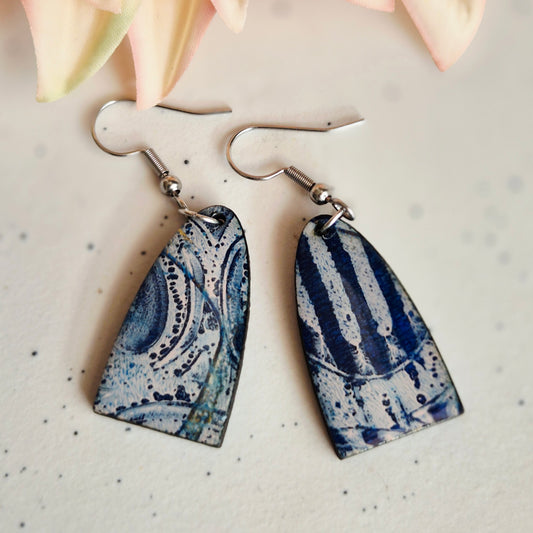 Gel Plate Arch Drops (Blue and Pink)
