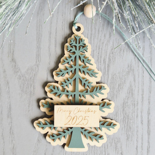 Merry Christmas 2025 Ornament