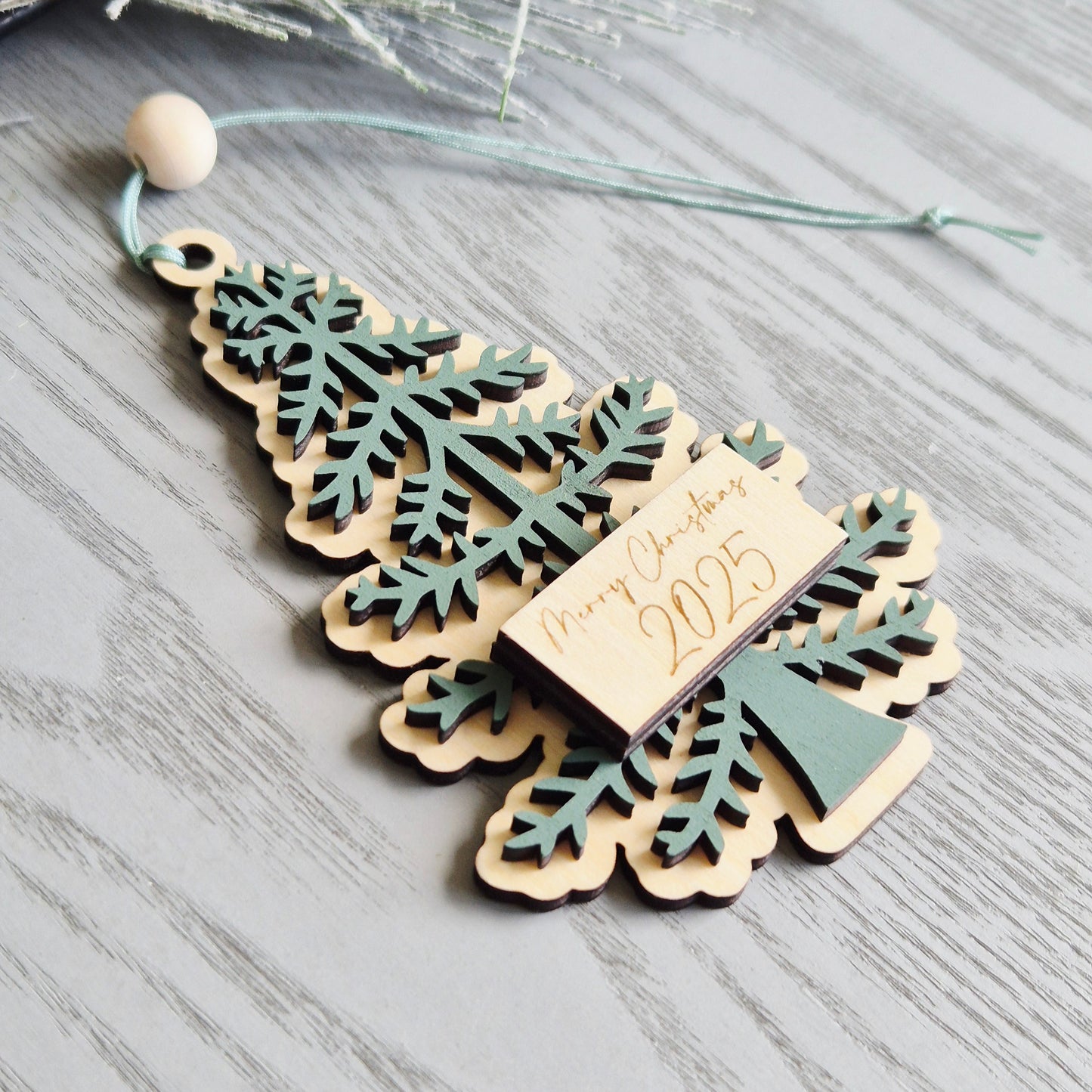 Merry Christmas 2025 Ornament