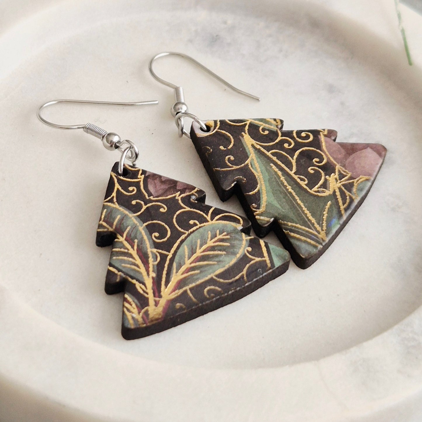 Pointsettia  Christmas Tree Drops