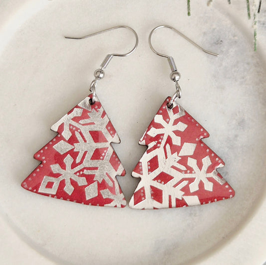 Snowflake Christmas Tree Drops