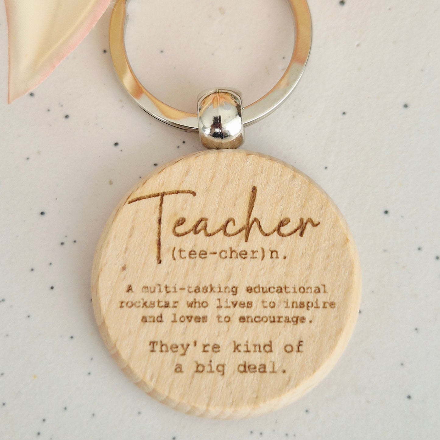 Teacher Appreciation Keyring