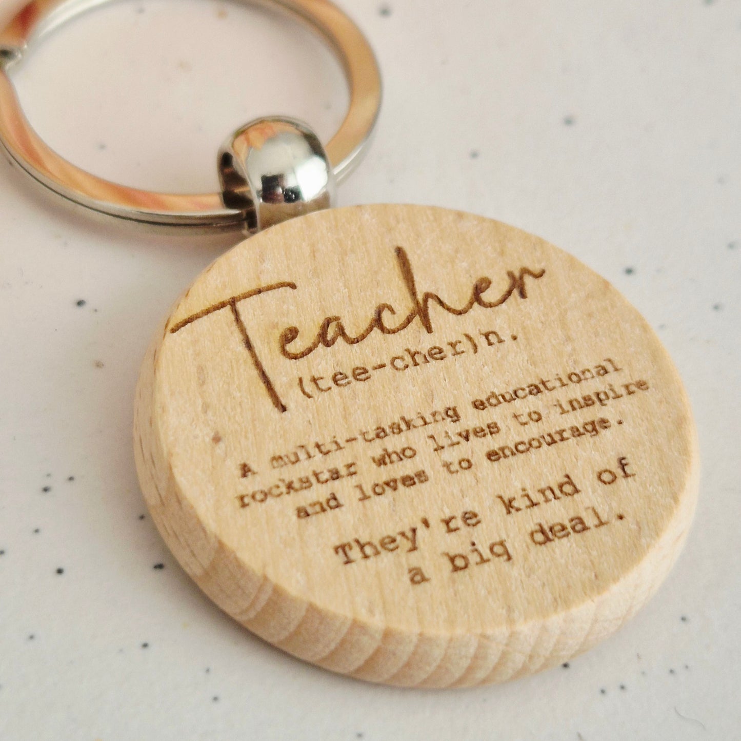 Teacher Appreciation Keyring