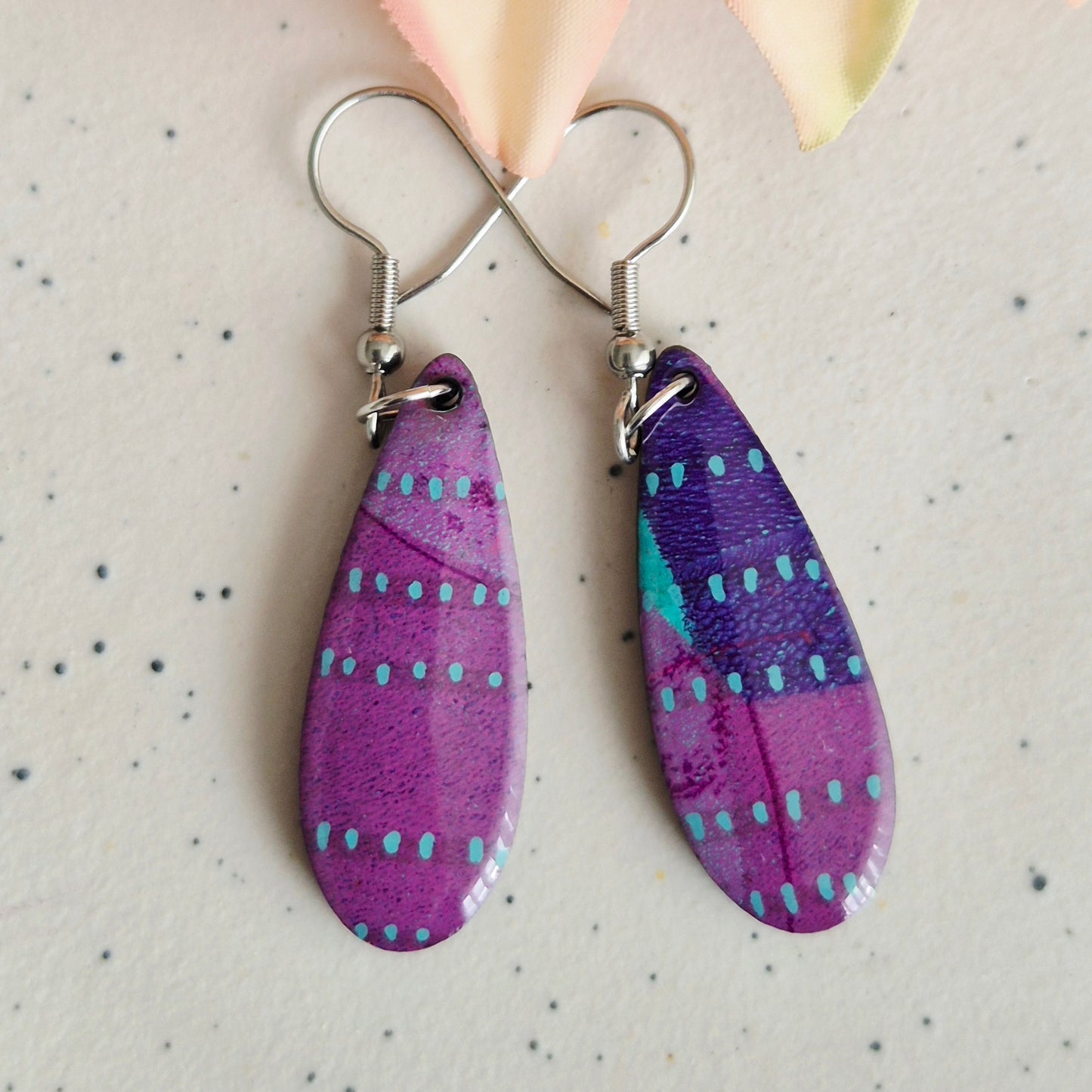 Gel Plate Droplets (purple)