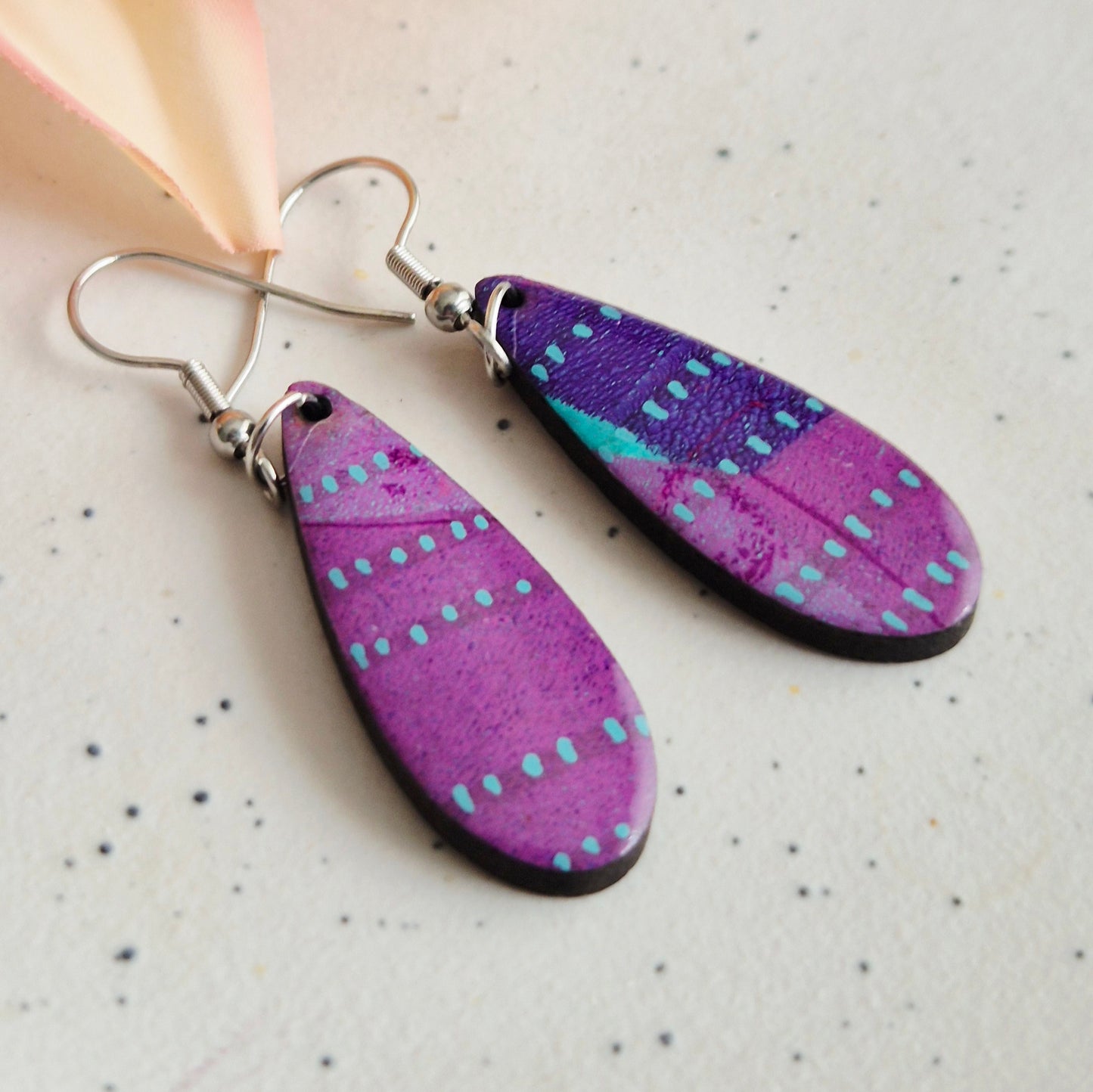 Gel Plate Droplets (purple)