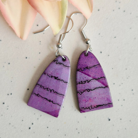 Gel Plate Arch Drops (purple)