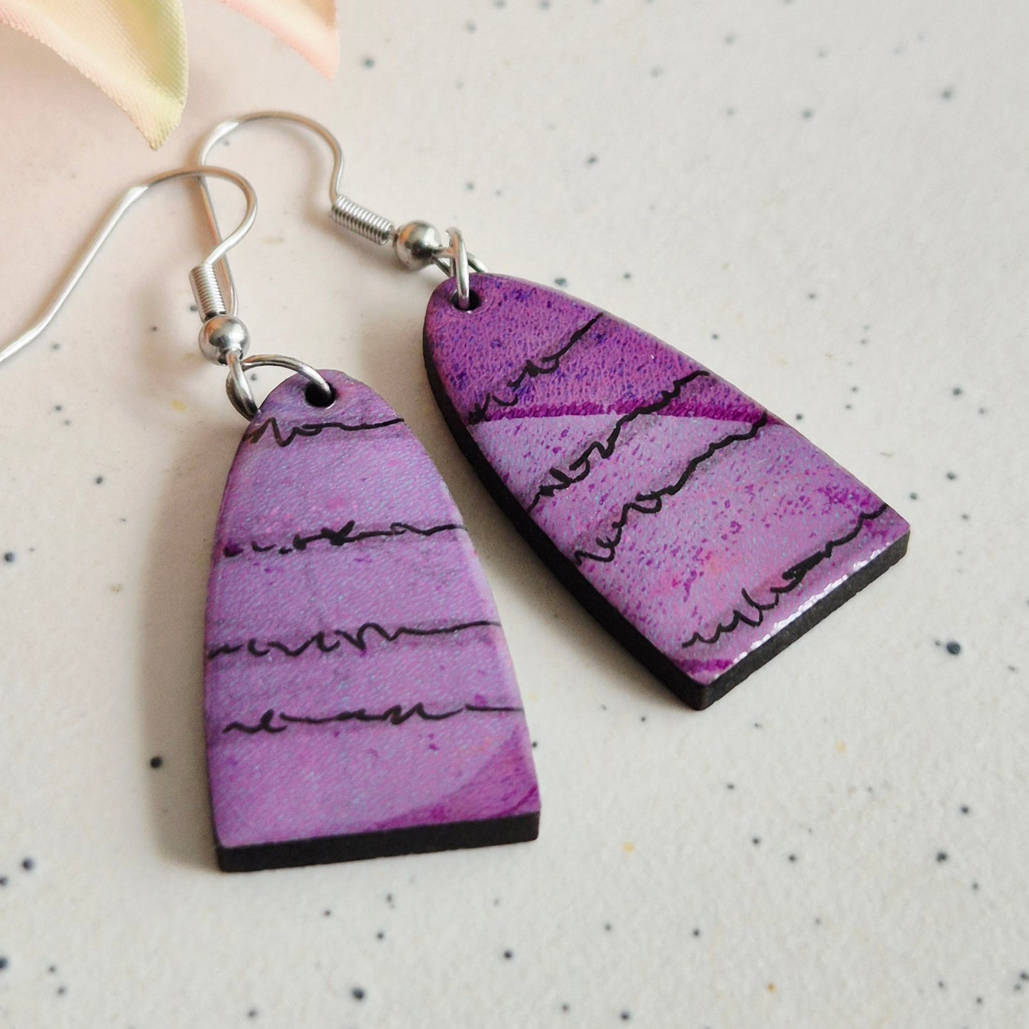 Gel Plate Arch Drops (purple)