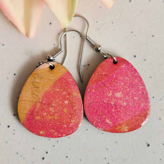 Gel Plate Organic Drops (Peach)