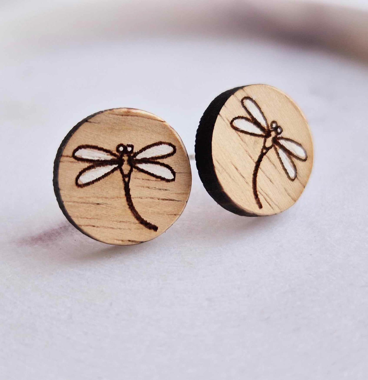 Dragonfly Round Studs