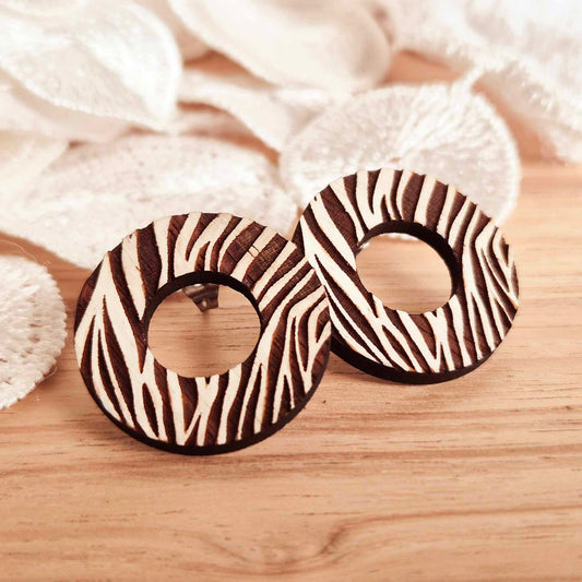 Zebra Print Lifesaver Studs