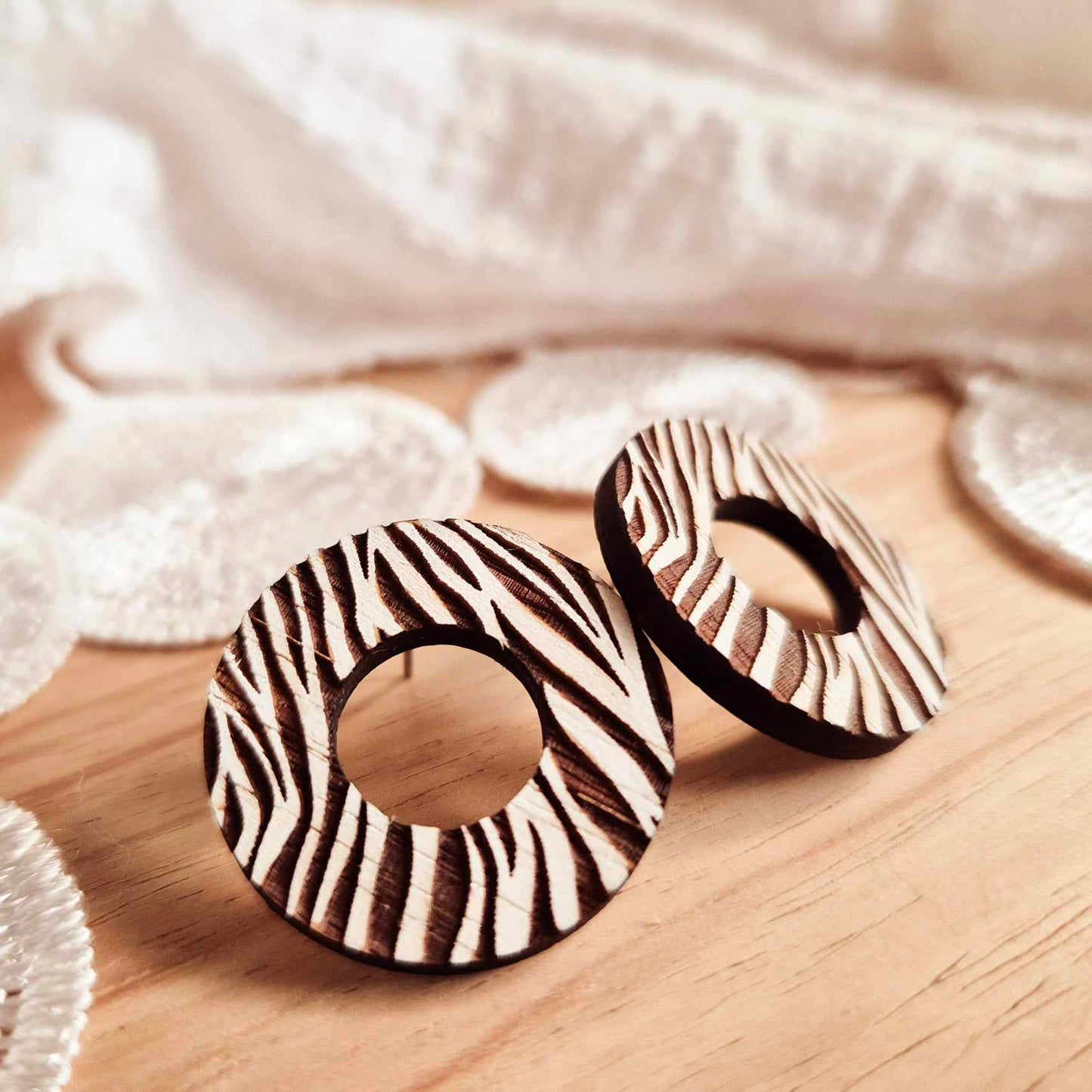 Zebra Print Lifesaver Studs