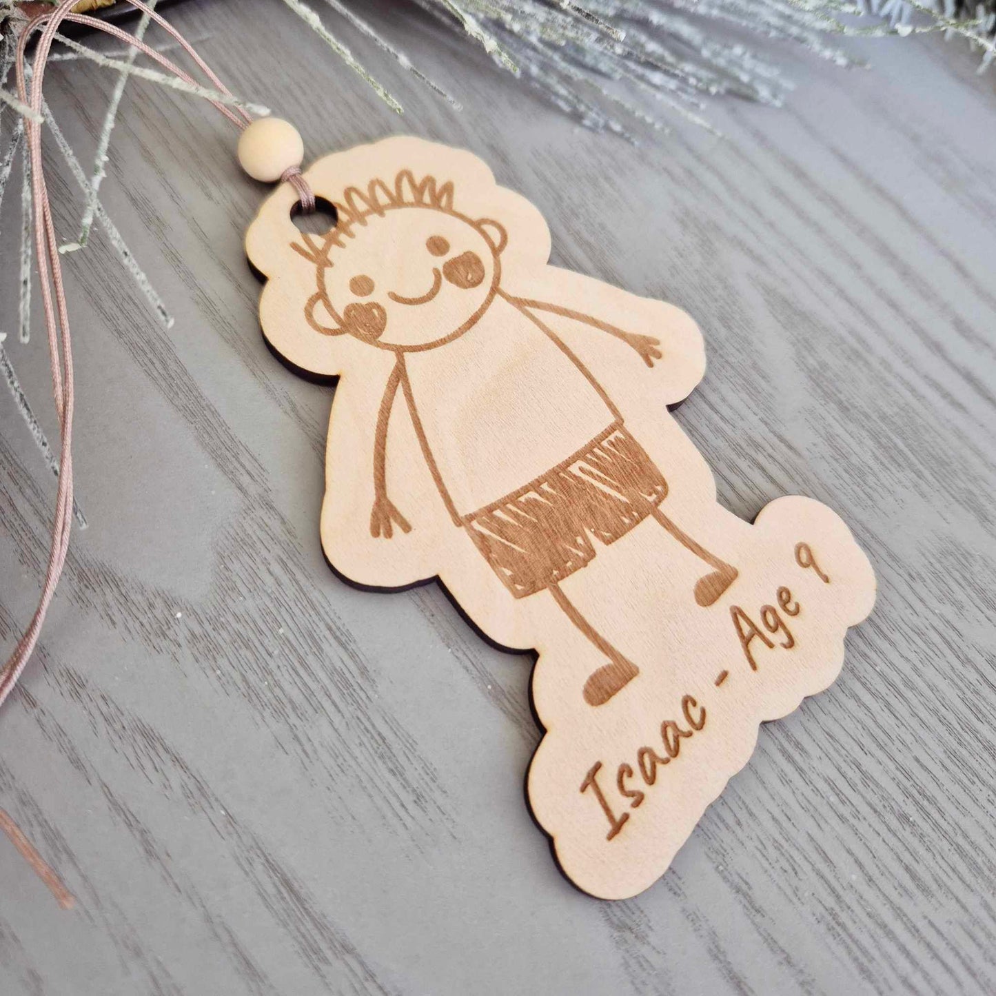 Personalised Your Child's Drawing Ornament