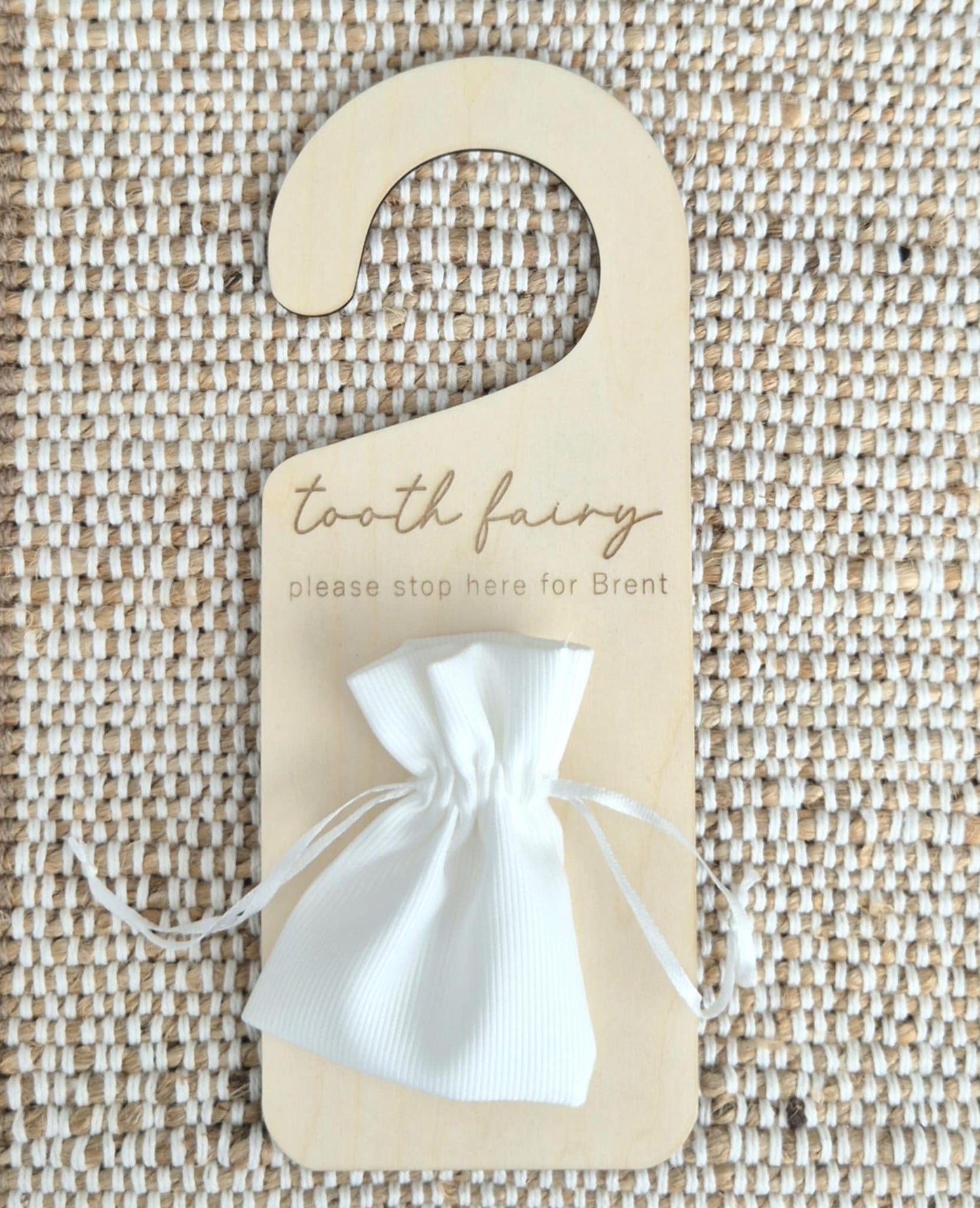 Personalised Tooth Fairy Door Hanger