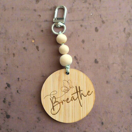 'Breathe' Bag Charm